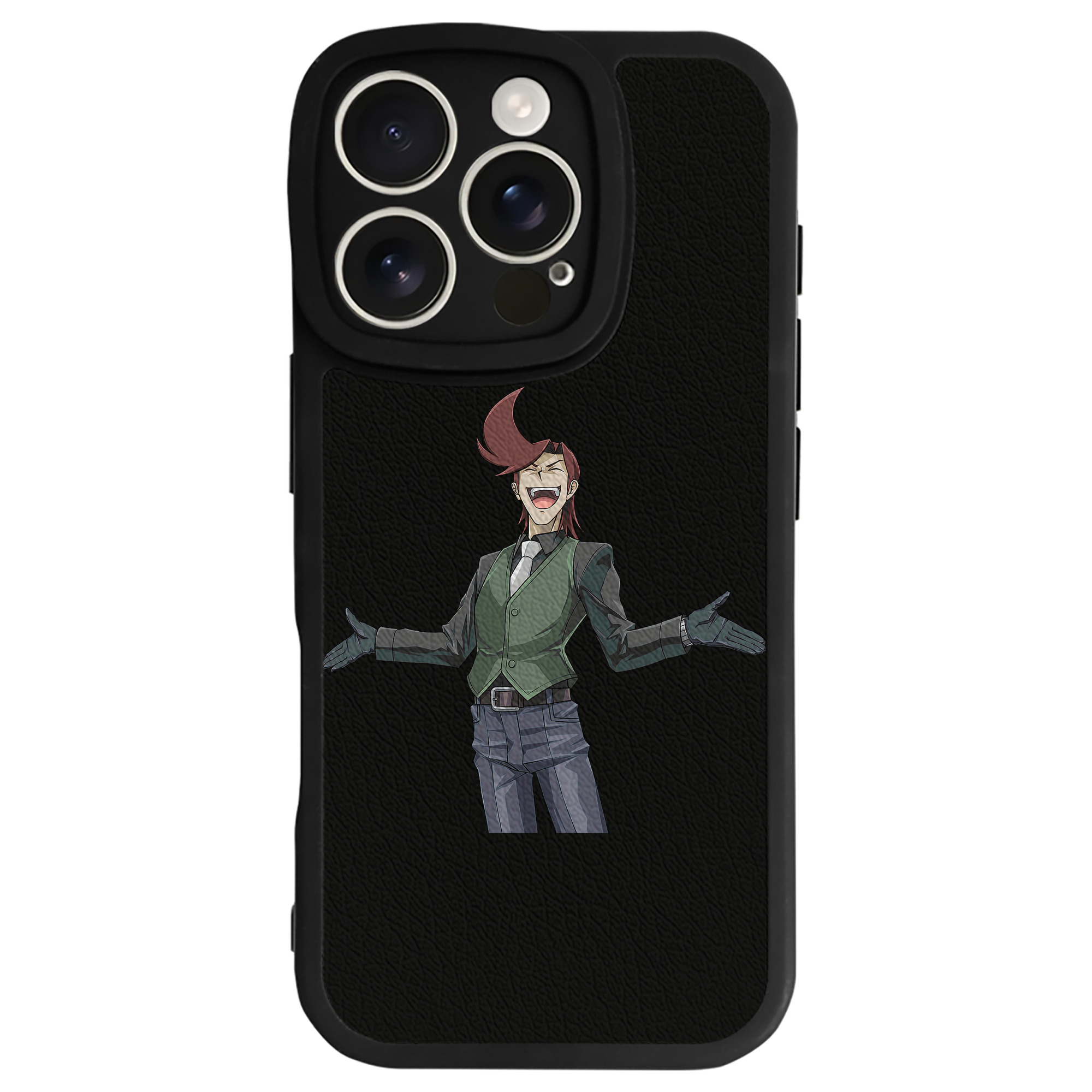 （画像用） 遊☆戯☆王 Yu-Gi-Oh! 【iPhone 16シリーズ対応】シリコンスマホケース（レザー調） 材質：シリコン